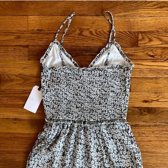 Leith Nordstrom Asymmetrical Midi Dress Floral S - Picture 7 of 9